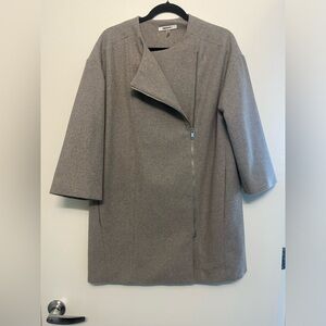 Grey DKNY wool coat sz 6